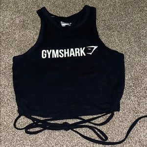 Gymshark crop top with tie around